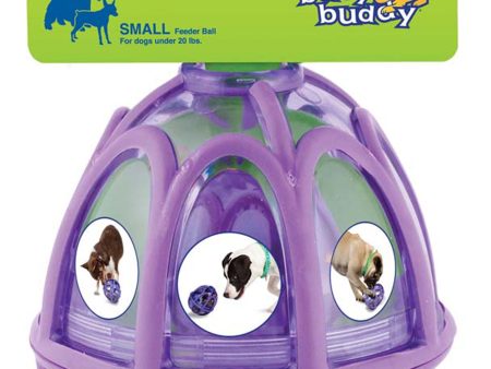 Busy Buddy Dog Toy Kibble Nibble Feeder Ball Purple 1ea SM Cheap