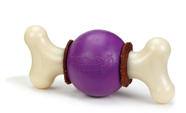 Busy Buddy Bouncy Bone Dog Chew Multi-Color 1ea MD LG Cheap