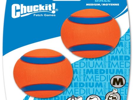 Chuckit! Ultra Ball Dog Toy Blue Orange 1ea 2 pk, MD Online