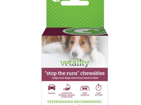 Vetality Stop the Runs Chewables for Dogs 1ea 6 ct Online Hot Sale