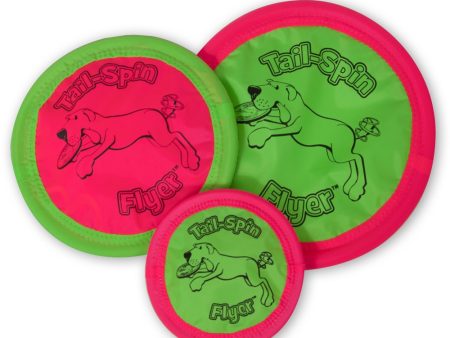 Booda Tail Spin Flyer Dog Toy Multi-Color 1ea 7 in Hot on Sale