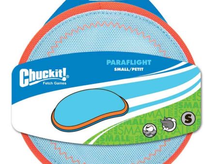 Chuckit! Paraflight Dog Toy Blue Orange 1ea SM on Sale