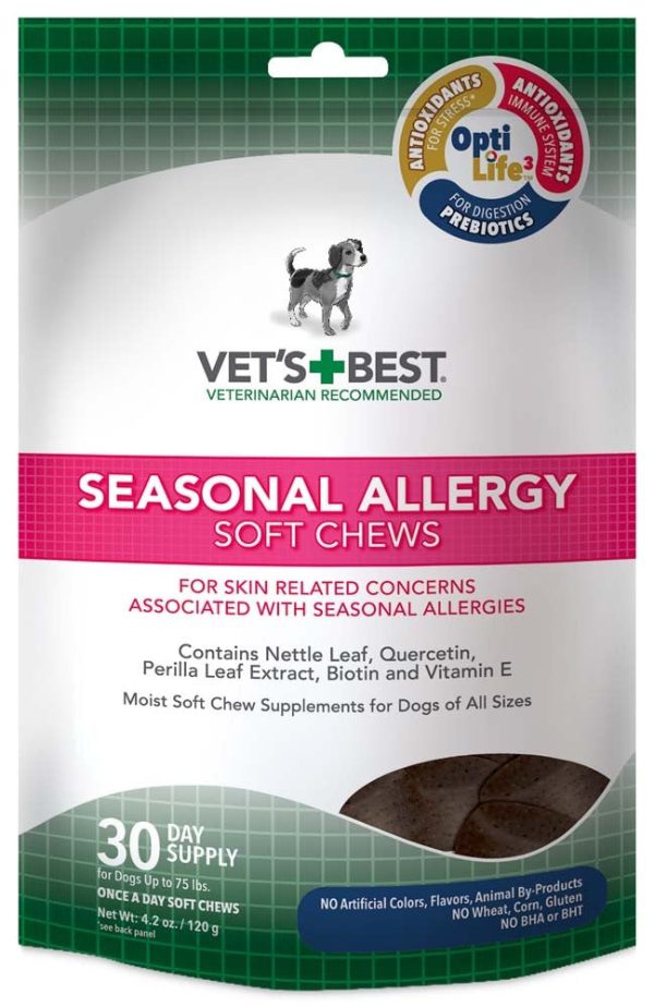 Vet s Best Seasonal Allergy Soft Chews 1ea 30 Chews, 4.2 oz For Discount