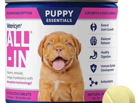 Vetericyn ALL-IN Puppy Supplement 1ea 90 Tablets, 7.3 oz on Sale