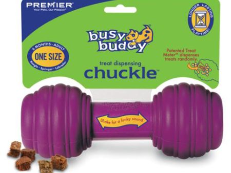 Busy Buddy Chuckle Dog Toy Purple 1ea MD LG Hot on Sale