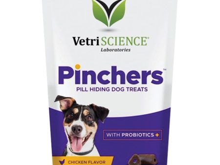 Vetriscience Dog Pinchers Pill Hiding Treat Chicken 4.73oz. Supply