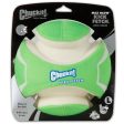 Chuckit! Kick Fetch Dog Toy Max Glow Green White 1ea LG Sale