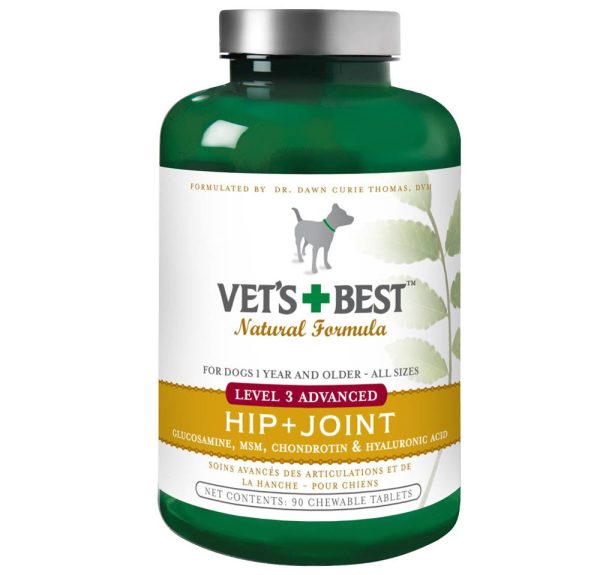 Vet s Best Level 3 Advanced Hip and Joint Dog Supplement 1ea 90 Tablets Hot on Sale