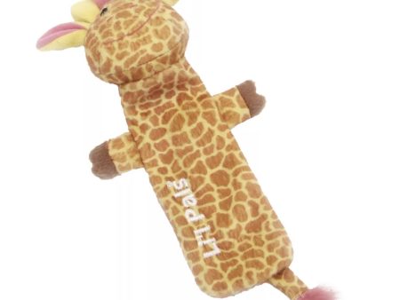 Coastal Pet Li l Pals Plush Crinkle Dog Toy Giraffe 8.5  Fashion