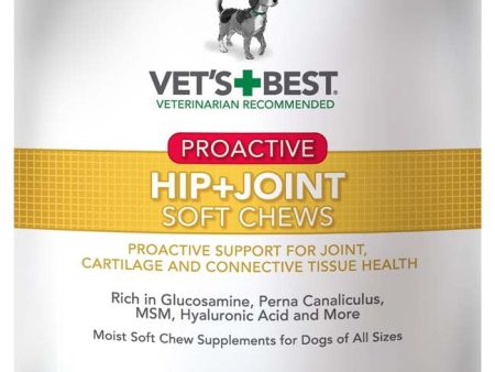 Vet s Best Proactive Hip + Joint Soft Chews 1ea 30 Chews, 4.2 oz Online Hot Sale