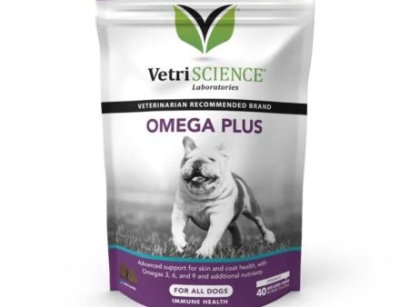 Vetriscience Dog Omega Plus 40 Count on Sale