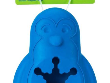 Busy Buddy Penguin Dog Toy Blue 1ea MD LG Online now