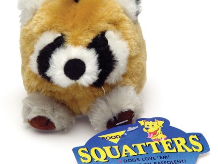 Booda Squatter Dog Toy Raccoon 1ea MD Hot on Sale