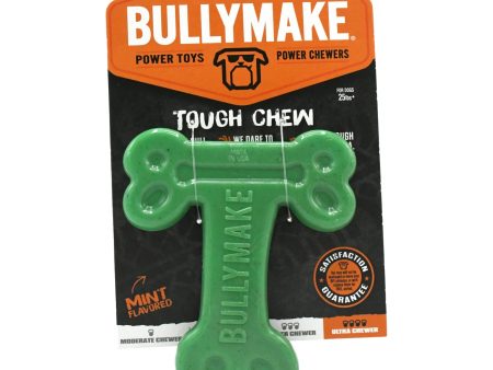 BullyMake Toss n  Treat Flavored Dog Chew Toy T-Bone, Mint, 1ea One Size Online