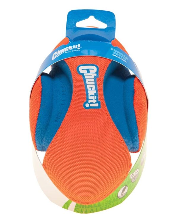 Chuckit! Fumble Fetch Dog Toy Blue Orange 1ea SM Supply