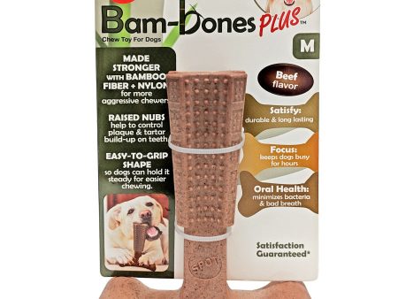 Bam-Bone Plus Dog Chew Beef 1ea 6 in For Cheap