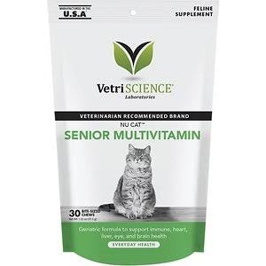 Vetri-Science Cat Nucat Senior Multi-Vitamin 30Ct For Cheap