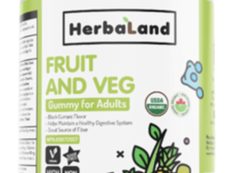 Herbaland Gummy For Adults - Fruit & Vegetable (60) For Cheap