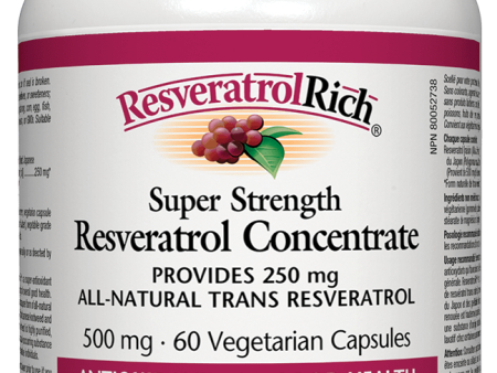 NF - Super Strength Resveratrol Conc. 500 mg (60 Capsules) Online