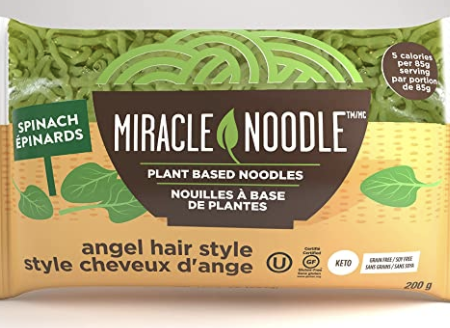 Miracle Noodle - Spinach Angel Hair Style Fashion