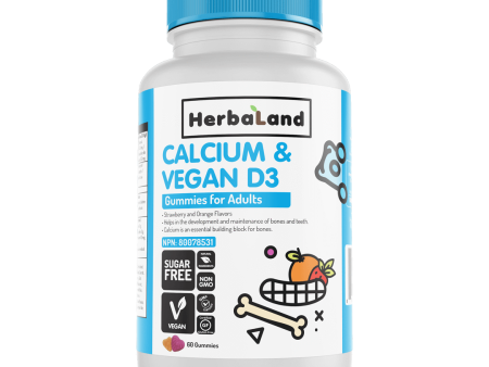 Herbaland- Gummy 4 Adults Calcium & D 60gummies Sale