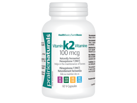 Prairie- Fermented Vitamin K2 100mcg (120 VCaps) on Sale