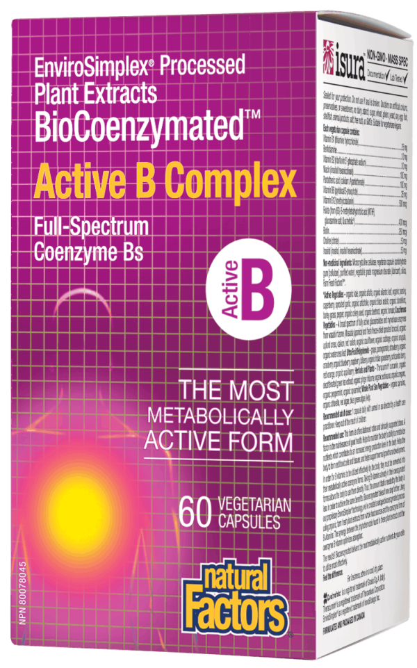 NF - BioCoenz Active B Complex (60 VCaps) For Sale