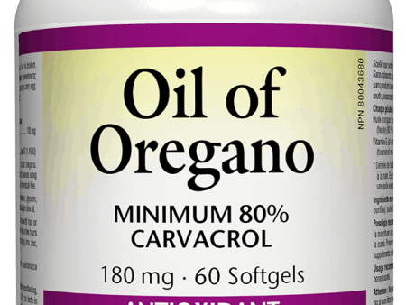 NF - Oil of Oregano 180mg (60 Softgels) Fashion