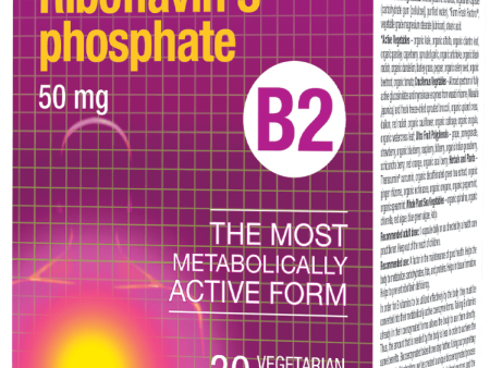 NF - BioCoenz Riboflavin 5 phosphate 50mg (30 Caps) on Sale