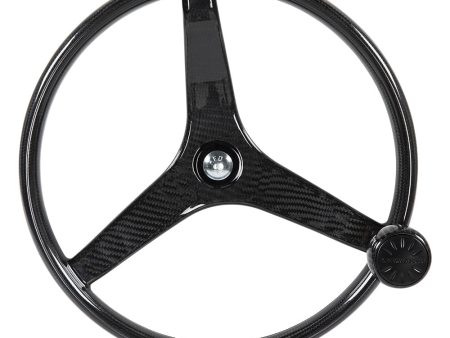 Lewmar Power Grip Carbon Fiber Wheel [89700924] For Cheap