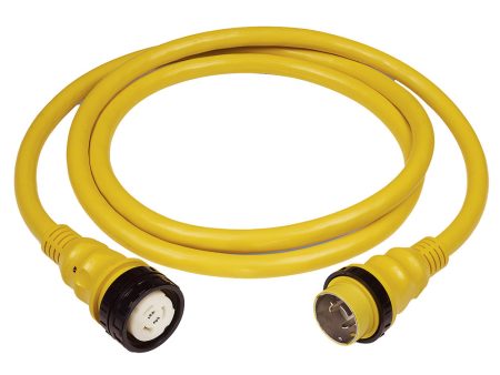 Marinco 50AMP 125 250V Shore Power Cable - 12 - Yellow [6152SPP-12SC] Online