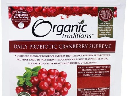 Org Trad Probiotic Cranberry Supreme 60g For Sale