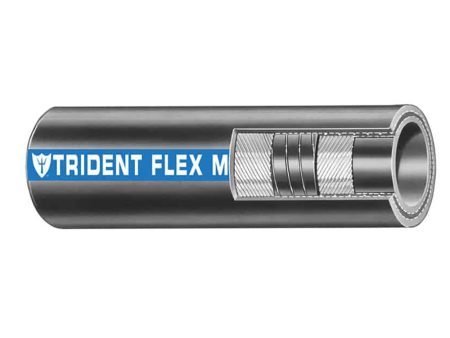 Trident Marine 1-1 4  x 50 Coil Flex Marine Wet Exhaust  Water Hose - Black [100-1146] Online Hot Sale