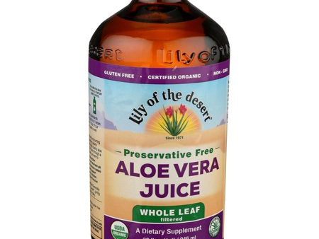 Lily- Aloe Vera Juice Whole Leaf (Glass 946 ml) Online