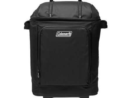 Coleman CHILLER 42-Can Soft-Sided Portable Cooler w Wheels - Black [2158136] Online