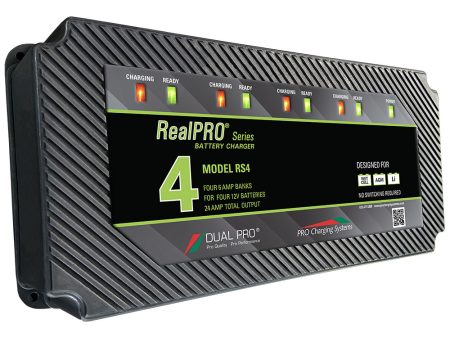 Dual Pro RealPRO Series Battery Charger - 24A - 4-Bank [RS4] Online Sale