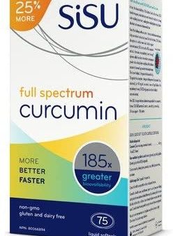 Sisu- Full Spectrum Curcumin (BONUS 75 Soft Gels) Online Sale