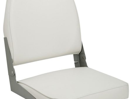 Attwood Swivl-Eze Low Back Padded Flip Seat - White [98395WH] Sale