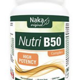 Naka - Nutri B50 Complex (90 Caps) Hot on Sale