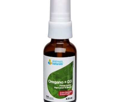 Plat Nat - Oregano + D 3 Extra Strength 25ml Online now