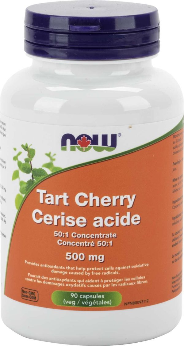 NOW- Tart Cherry Concentrate 500mg (90VCaps) Fashion