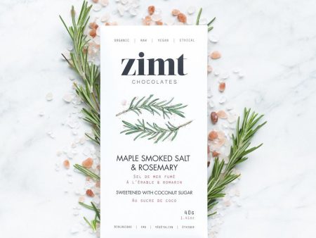 Zimt- Maple Smoked Salt & Rosemary Vegan Chocolate 40g Online now