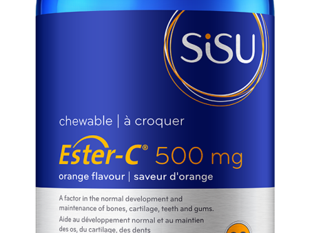 Sisu - Ester-C 500mg Orange Flavour ( 90 Chewable Tablets ) Supply