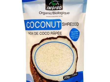 Indigo - Org. Shredded Coconut Unsweetened (200g) Online