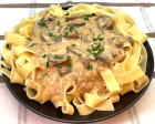 Mushroom Stroganoff Fashion