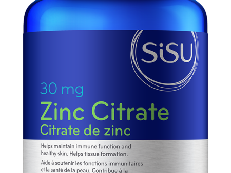 Sisu - Zinc Citrate 30mg(  90 VCaps ) Online now