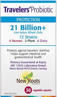 NR- Travelers  Probiotic 21 Billion (30 Capsules) Supply