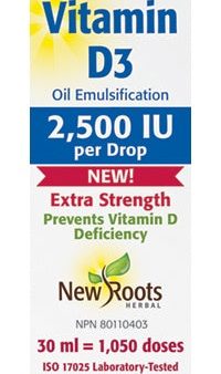 NR- Vitamin D3 2500IU drop 30 ml Fashion