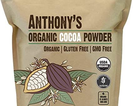 Anthony s Goods - Org. Gluten-Free Cocoa Powder (907g) Hot on Sale