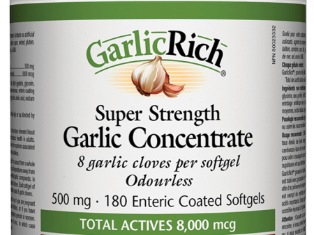 NF - GarlicRich 500mg (180 EC Softgels) Online Hot Sale